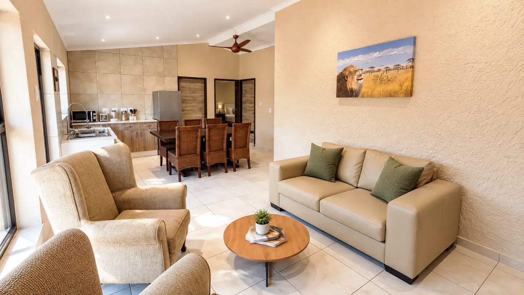 Accommodation at Lion & Cheetah Sanctuary